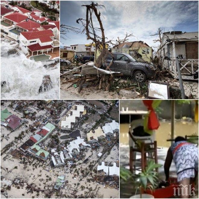 УЖАСЪТ ОТ ПЪРВО ЛИЦЕ! Българка, оцеляла от урагана „Ирма на Карибите“: Сен Мартен вече не съществува...