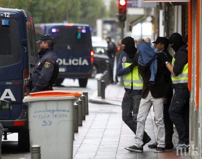 Испанската полиция с акция в Каталония във връзка с референдума за независимост
