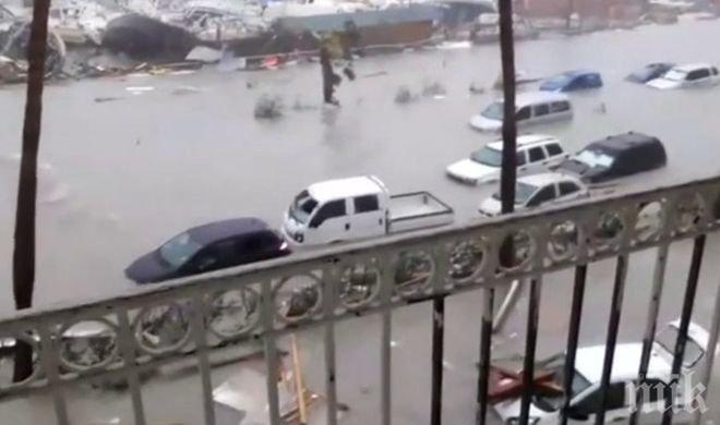 Засилено полицейско и военно присъствие на остров Сен Мартен заради мародерствата след „Ирма“