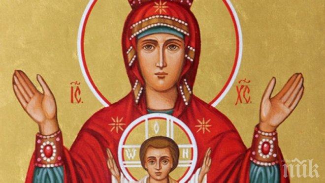 УНИКУМ! Образът на Богородица се яви край Лом