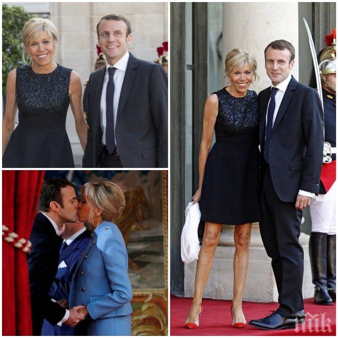 Мадам Макрон се страхувала да стане първа дама