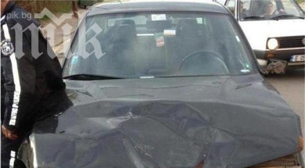 пиян полицай блъсна две коли столицата снимки