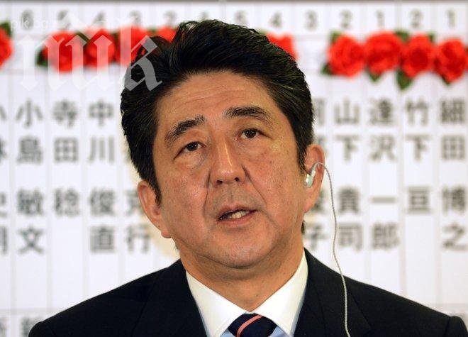 Катастрофа с колата на японския премиер