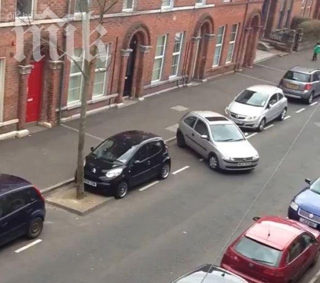 Рекорд! Жена паркира половин час (Видео)