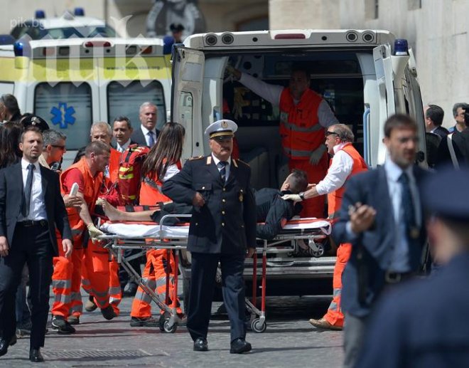 Психично болен рани минувач пред премиерския дворец в Рим