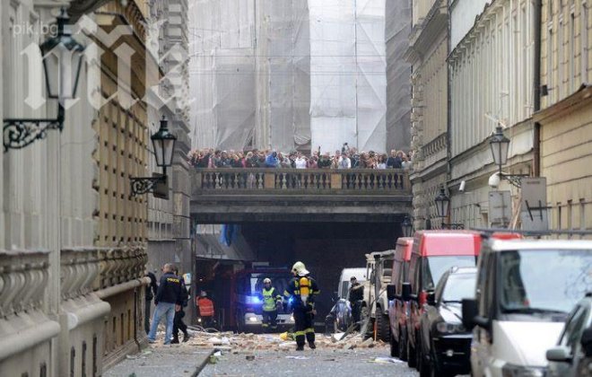 Поне трима души са загинали при взрива в Прага 
