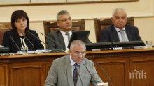 Веселин Марешки представи "Шайка" от трибуната на Народното събрание