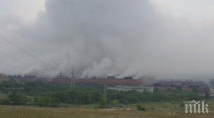 бърза намеса овладяха пожара струма