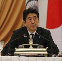 Японският премиер отсече, че времето за диалог със Северна Корея е приключило