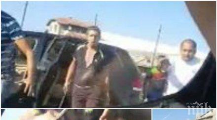 шок рани брадва лека телесна повреда циганите нападнали момчето снимки