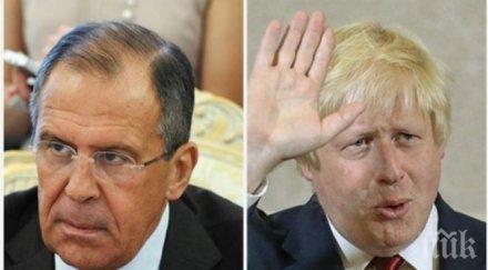 сергей лавров борис джонсън обсъдиха възможностите диалога русия великобритания