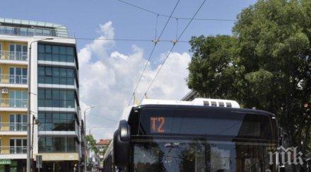 важно профилактика спира три тролея бургас