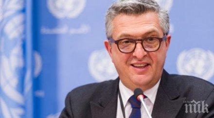 върховният комисар оон бежанците филипо гранди американското финансиране изключително важно организацията