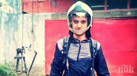 годишният красен видя горяща кола прозореца класната стая хукна гаси пламъците