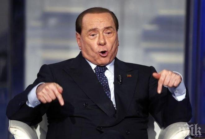 Силвио Берлускони обеща, че ще въведе плосък данък и ще подкрепи европейската интеграция, ако партията му се завърне на власт