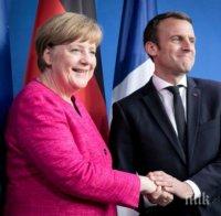 Еманюел Макрон е готов на съществено сътрудничество с Германия след победата на Меркел