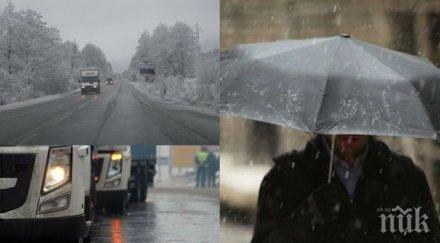 шантаво време дъжд сняг температури градуса октомври