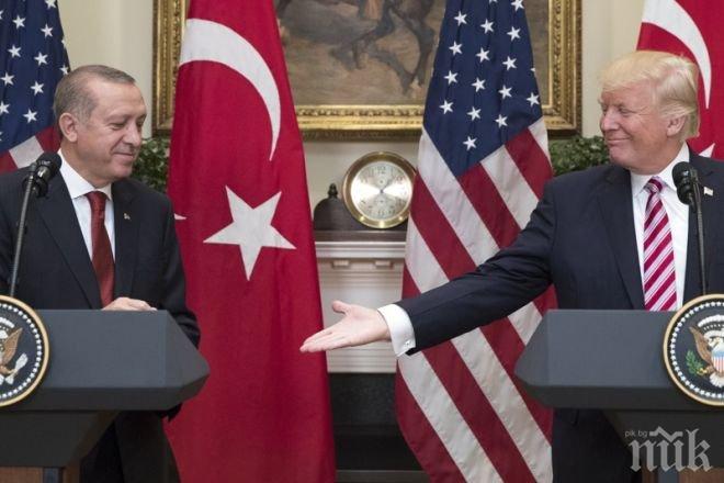 Доналд Тръмп: Турският президент получава много високи оценки