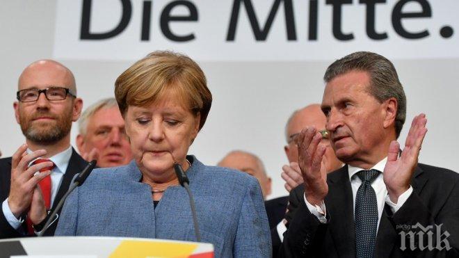 Меркел недоволна от победата на изборите в Германия
