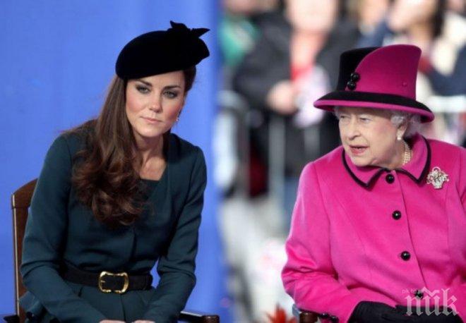 ИНТРИГА! Английската кралица проклела бъдещото си внуче - Елизабет II на нож с Кейт за името на бебето