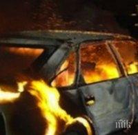 БМВ изгоря в гараж