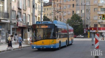 висим спирките градския транспорт