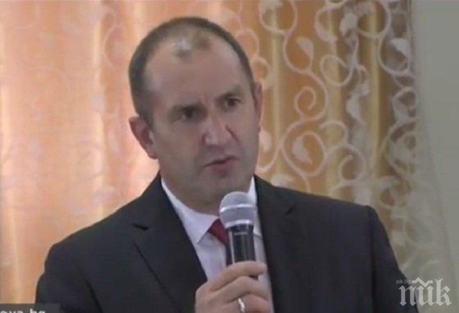 Румен Радев: Очаквам да няма поредното забавяне на проектите за модернизация на въоръжените сили