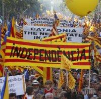 Сблъсъци между полиция и протестиращи в Каталония