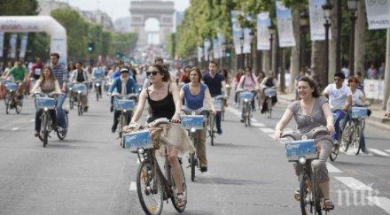 париж трета година проведе ден без автомобили