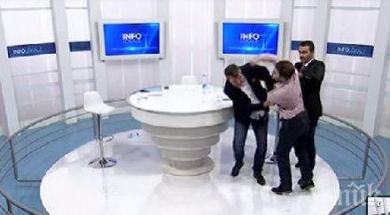 балкански синдром косовски депутати биха телевизионен ефир видео