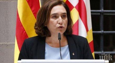 кметът барселона против едностранното обявяване независимост