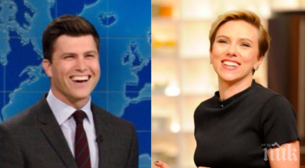 заедно скарлет йохансон показа новия приятел