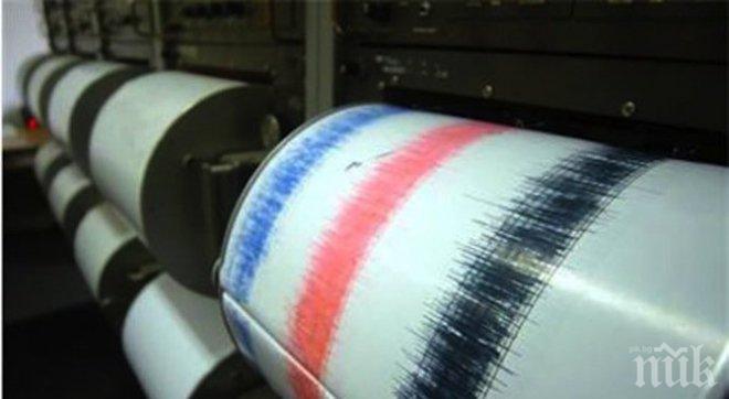 Земетресение с магнитуд 5,4 разлюля Югозападен Китай