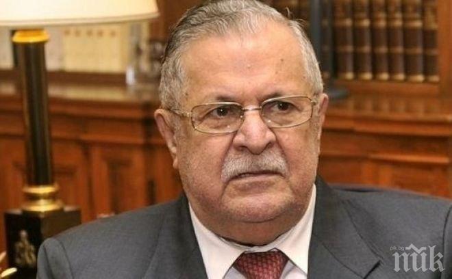 Почина бившият президент на Ирак Джалал Талабани 