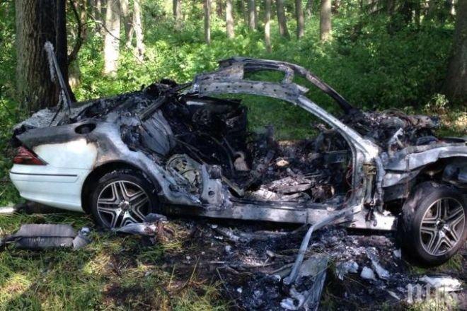 Автомобил се взриви в центъра на София