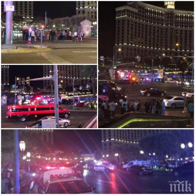 ИЗВЪНРЕДНО! Най-малко 20 са убити и 100 са ранени при стрелбата в  Лас Вегас - НА ЖИВО