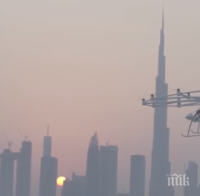 Транспортен хит! В Дубай тестваха летящо такси (ВИДЕО)