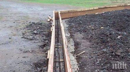 извънредно бетон излива яко плажа крайморие