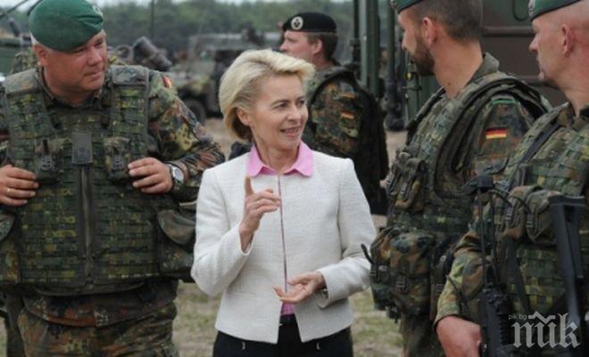 Визита! Германски  министър на отбраната посети за първи път в историята Кипър