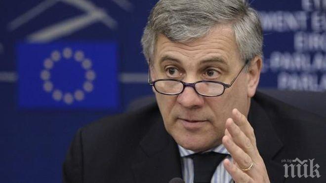 Председателят на Европейския парламент призова България и Румъния незабавно да бъдат приети в Шенген