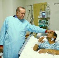 ДОБРАТА НОВИНА! Наим Сюлейманоглу вече се усмихва, Ердоган до леглото му