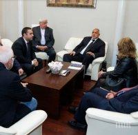 Премиерът Борисов на среща с протестиращите от 