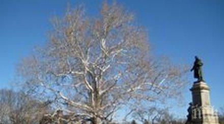 вандали поляха червена боя паметник христофор колумб провидънс