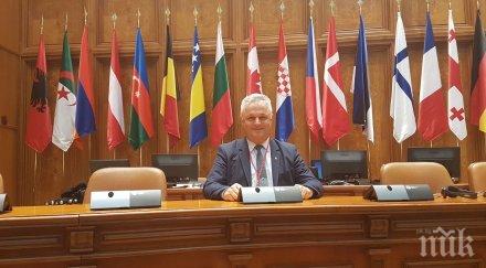 депутатът герб пламен манушев избран единодушно зам председател политическия комитет нато