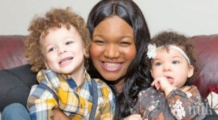 чудо чернокожа жена роди бели деца снимки