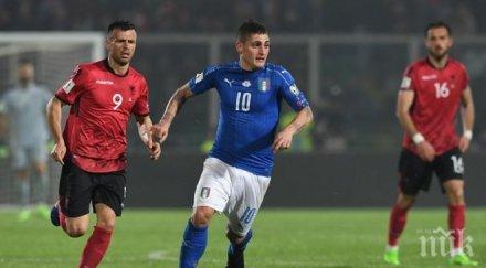 албанската полиция очаква провокации мача италия