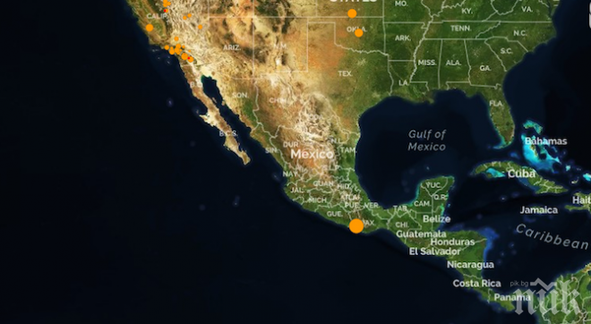 5,1 по Рихтер удари Мексико