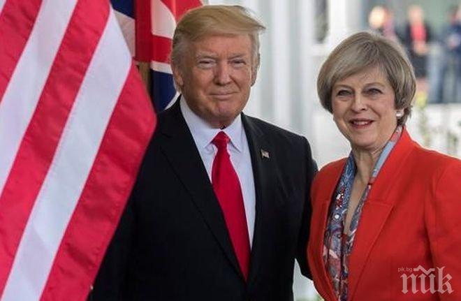 Визита: Американският президент подготвя посещение във Великобритания в началото на 2018 година