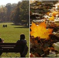 ЗЛАТНАТА ЕСЕН ПРОДЪЛЖАВА! Времето ще се заоблачи, но температурите ще останат високи