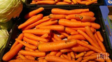 пазара морковите поевтиняха чушките
